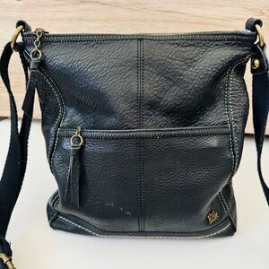 The Sak Iris Crossbody in Black Leather Purse With Adjustable Strap